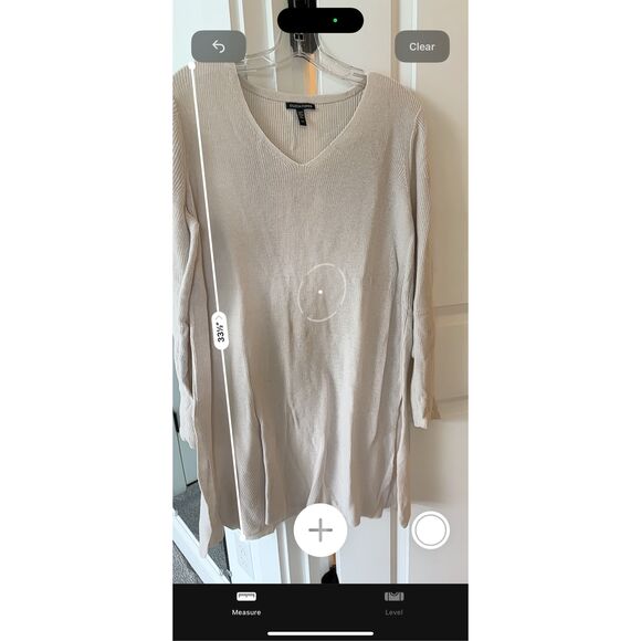 NWOT Eileen Fisher Organic Cotton Chenille V-Neck Top, XS $298 F42 - Picture 11 of 12